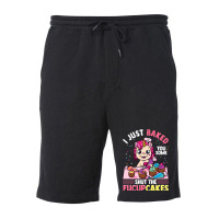 I Just Baked You Some Shut The Fucupcakes Unicorn  Fleece Short | Artistshot