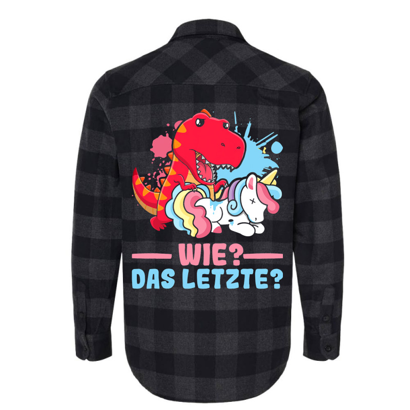 How The Last Unicorn Fans Funny Unicorn Dino Costu Flannel Shirt | Artistshot