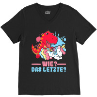 How The Last Unicorn Fans Funny Unicorn Dino Costu V-neck Tee | Artistshot