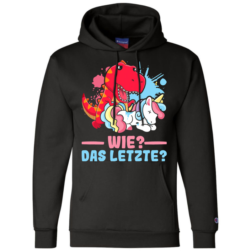 How The Last Unicorn Fans Funny Unicorn Dino Costu Champion Hoodie | Artistshot