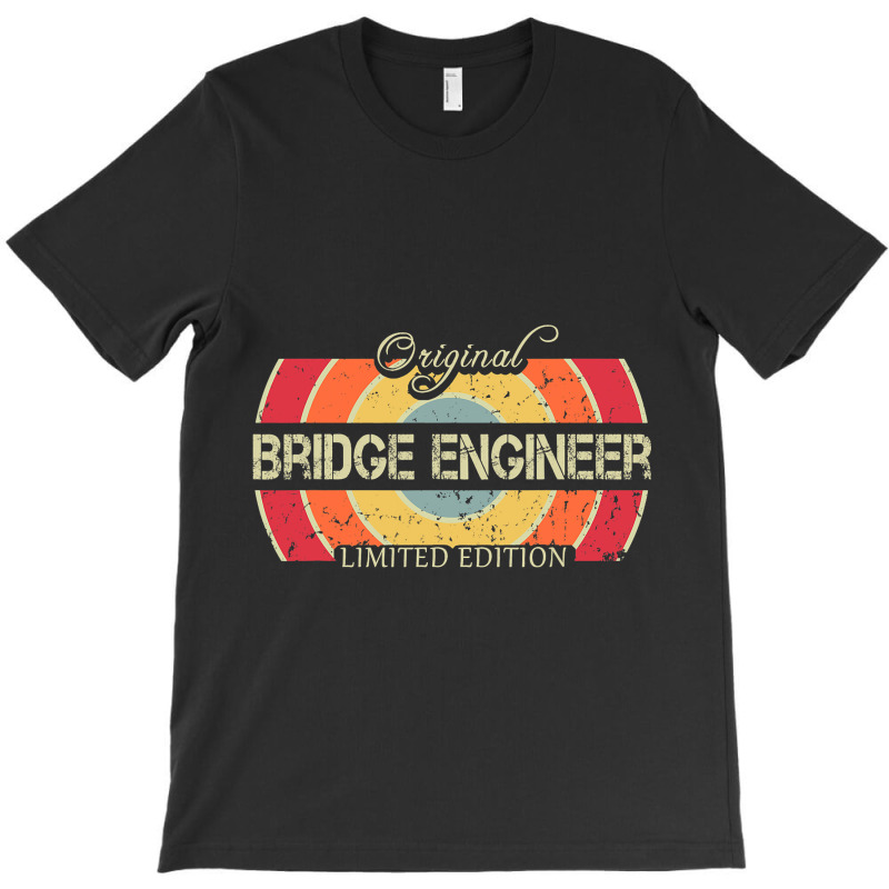 Funny Job Title Worker Retro Vintage Bridge Engine T-shirt | Artistshot