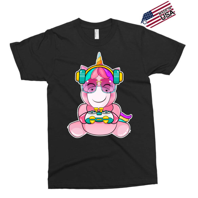 Gamer Girl Unicorn Gaming Cute Video Game Women Gi Exclusive T-shirt | Artistshot