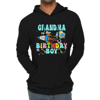 Grandma Of The Birthday Astronaut Boy Space Party Lightweight Hoodie | Artistshot