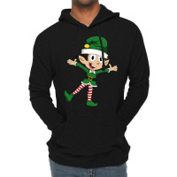 Happy Cute Little Elf Christmas Xmas Seasonal Holi Lightweight Hoodie | Artistshot