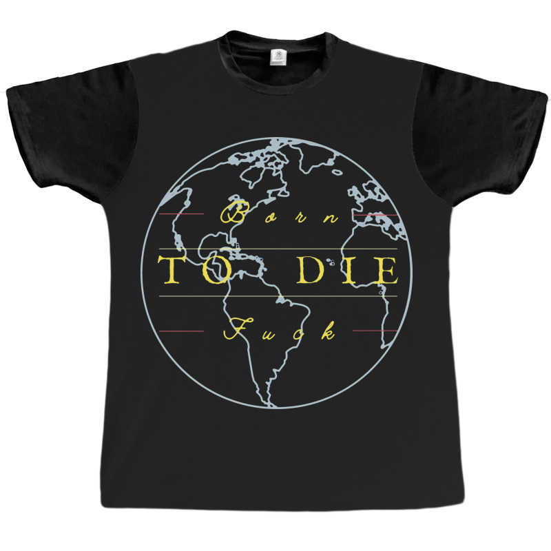 Borntodie  Globe Earth Mapping Graphic T-shirt | Artistshot