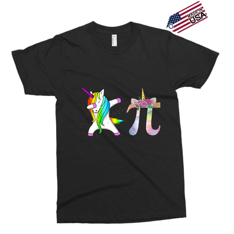 Happy Pi Day Funny Unicorn Dabbing Math For Girls Exclusive T-shirt | Artistshot