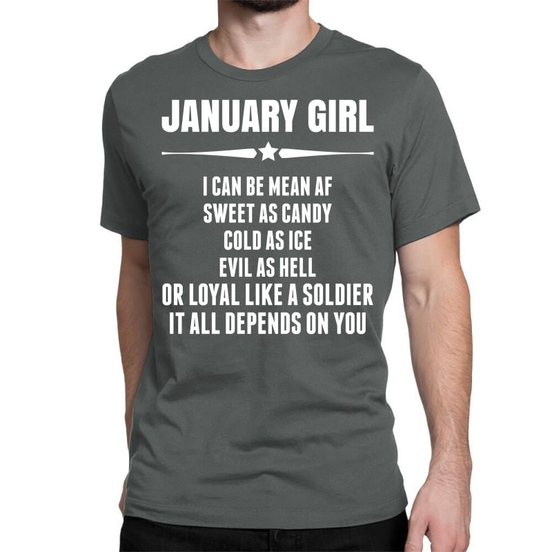 Super January Girl Classic T-shirt | Artistshot