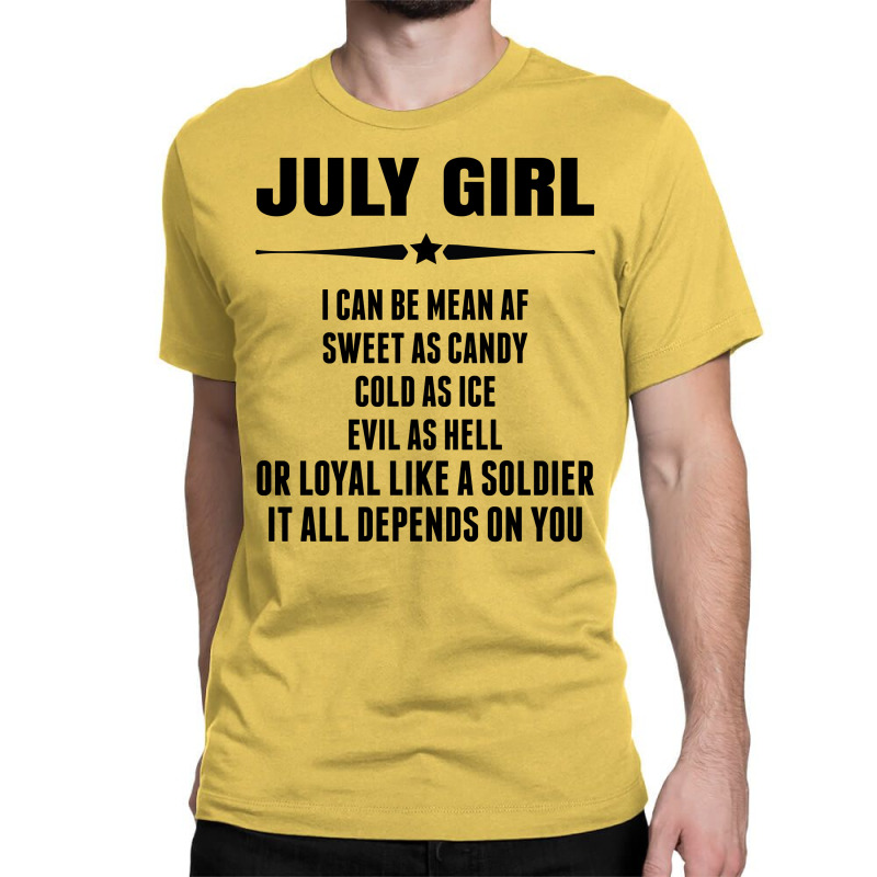 Super July Girl Classic T-shirt | Artistshot