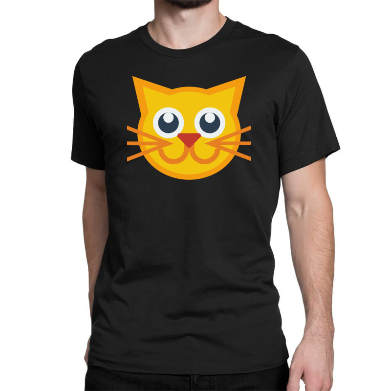 Cat Yellow Classic T-shirt | Artistshot