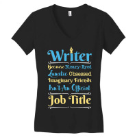 I Am Writer Author Funny Writers Gift Women's V-neck T-shirt | Artistshot