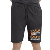 Half Coffee Half Archaeologist Funny Sarcastic Jok Vintage Short | Artistshot