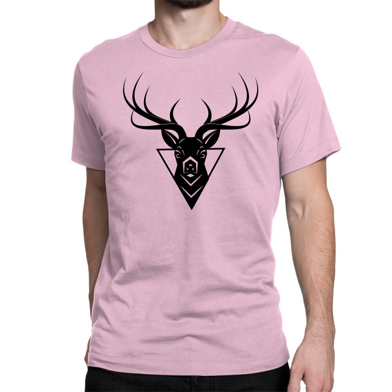 Deer Head Vector Classic T-shirt | Artistshot