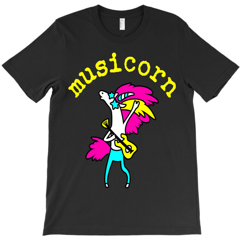 Funny Cool Musicorn Unicorn Rocknroll Music Festiv T-shirt | Artistshot