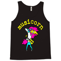 Funny Cool Musicorn Unicorn Rocknroll Music Festiv Tank Top | Artistshot