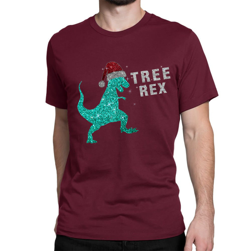 Bling Bling Christmas Tree Rex - Limited Edition Classic T-shirt by hama designer | Artistshot