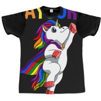 Funny Lgbtq Unicorn Gift Graphic T-shirt | Artistshot