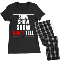 Funny Writer Author Show Dont Tell Women's Pajamas Set | Artistshot