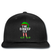 Funny The Banker Elf Matching Family Christmas Printed Hat | Artistshot