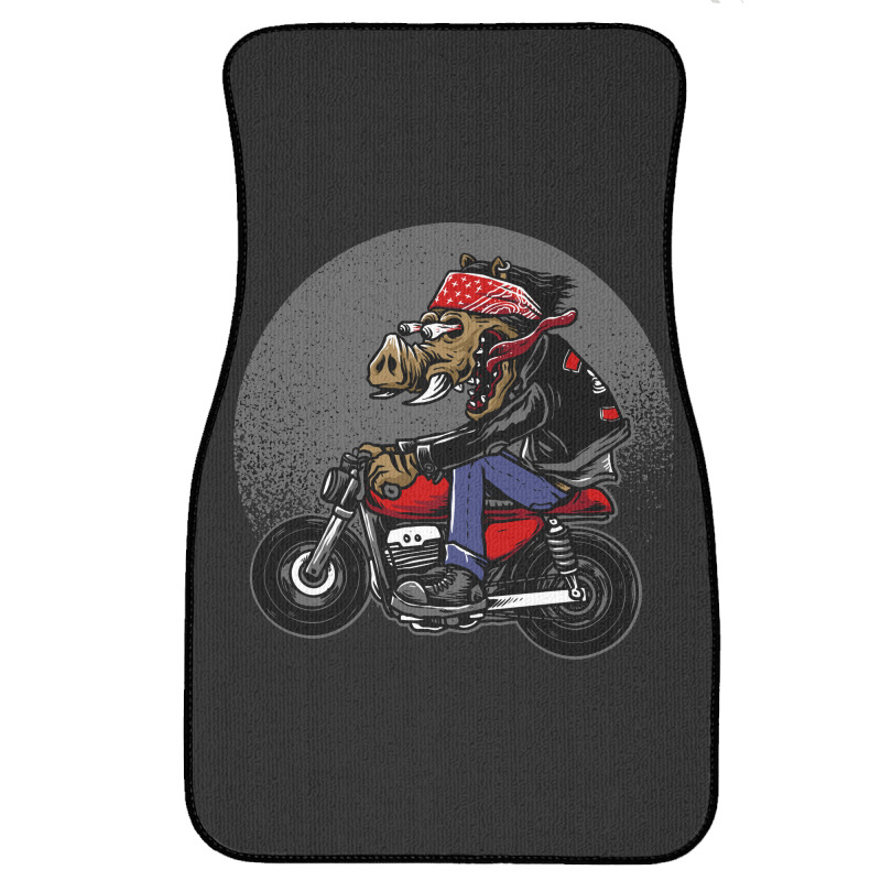 Hog Crazy Rider Front Car Mat | Artistshot