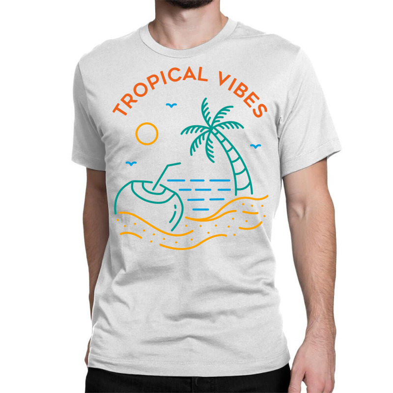 Tropical Vibes 2 Classic T-shirt by VEKTORKITA | Artistshot