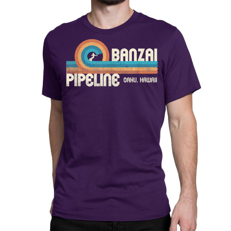 Banzai Pipeline   80's Graphic   North Shore Hawaii T Shirt Classic T-shirt | Artistshot