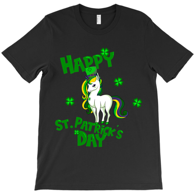 Happy St. Patricks Day Funny Unicorn For Boys And  T-shirt | Artistshot