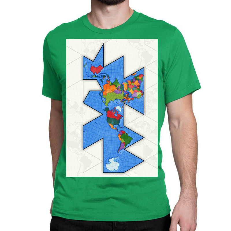 Dymaxion World Map Classic T-shirt | Artistshot