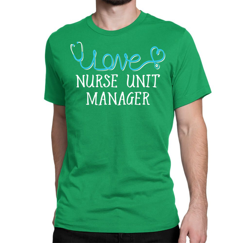 Nurse Unit Manager Stethoscope Scripted With Love Classic T-shirt by cm-arts | Artistshot