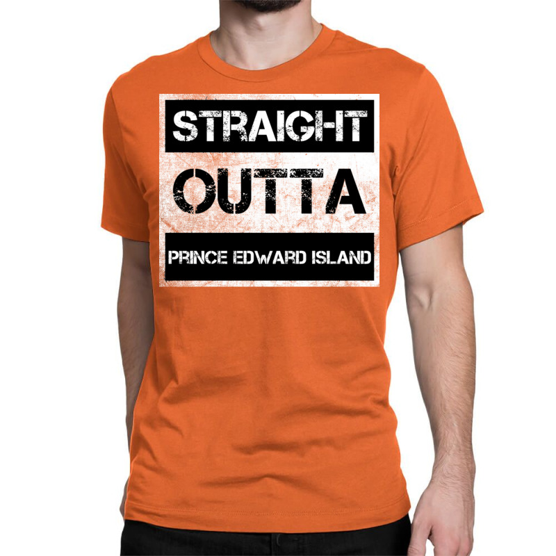 Straight Outta Prince Edward Island National Park Canada Vintage Distr Classic T-shirt by CherylBrandy | Artistshot