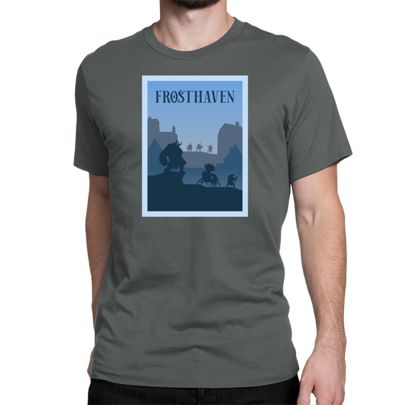 Frosthaven  Board Games  Minimalist Travel Poster Style  Board Game Ar Classic T-shirt by JasonJoplin | Artistshot