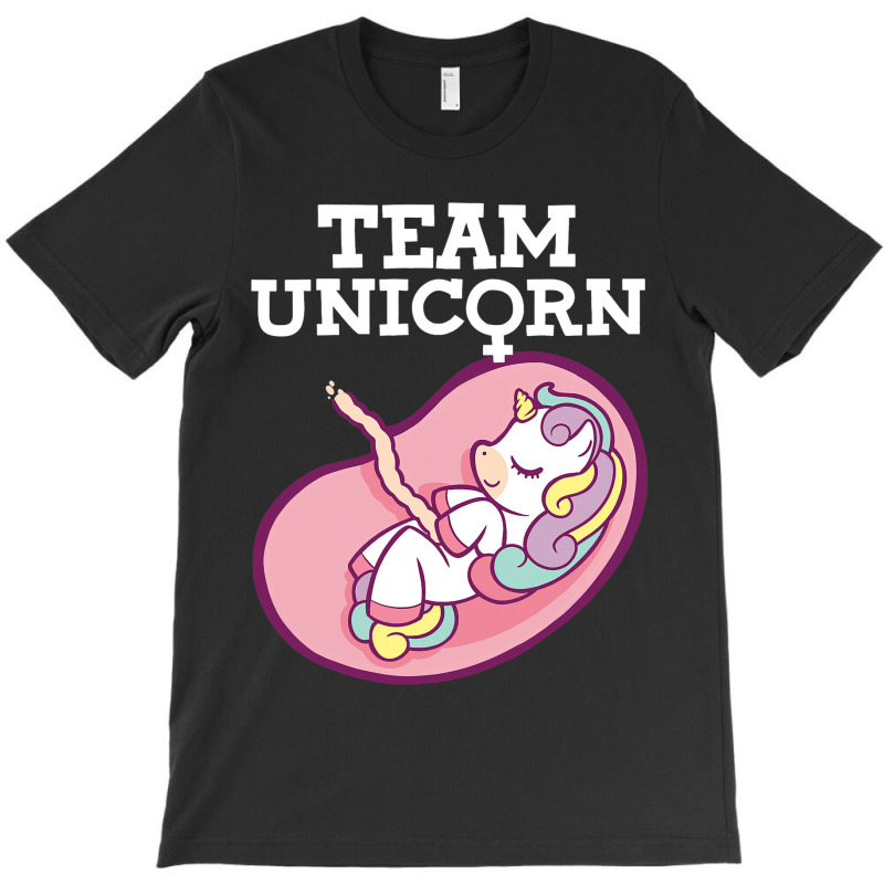 Gender Reveal Party Team Cute Unicorn Girl Boy Pin T-shirt | Artistshot