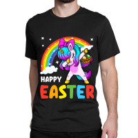 Happy Easter Magical Unicorn Squad Lenten Season H Classic T-shirt | Artistshot