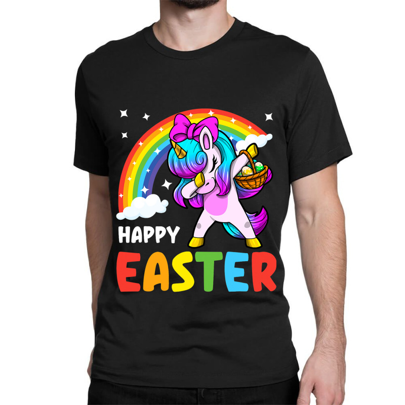 Happy Easter Magical Unicorn Squad Lenten Season H Classic T-shirt | Artistshot