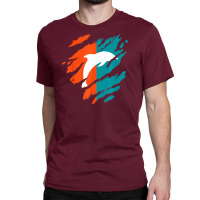 Miami Est 1966 Football Helmet Novelty Dolphin Sports 1 Classic T-shirt | Artistshot