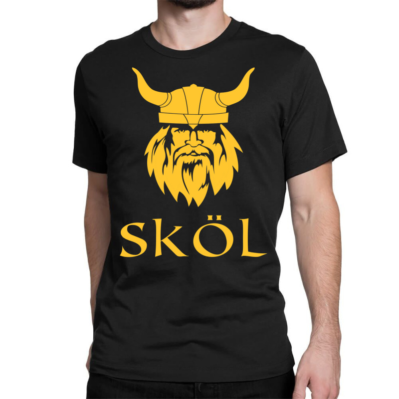 Skol Viking Fan Merchandise Purple Minnesota Adults Kids Classic T-shirt | Artistshot