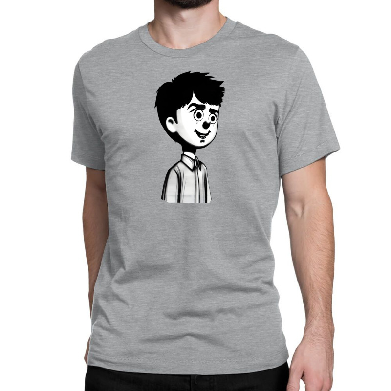 Moral Orel Fan Art B_amp_w Classic T-shirt by TinaPeterson | Artistshot