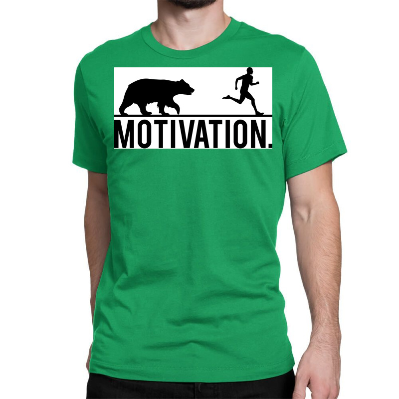 Bear Exercise Motivation Poster Copy Classic T-shirt | Artistshot