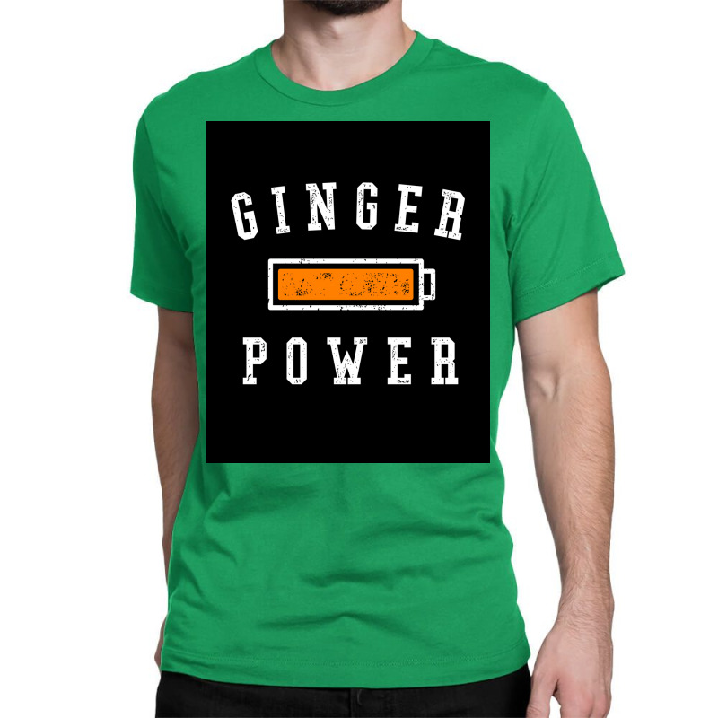 Ginger Power   Funny Ginger Battery Poster Classic T-shirt | Artistshot