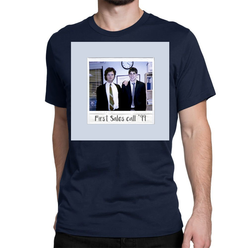 Jim And Dwight First Sales Call Polariod Poster Copy Classic T-shirt | Artistshot