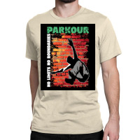 Parkour   No Limits No Boundaries Poster Copy Copy Copy Classic T-shirt | Artistshot