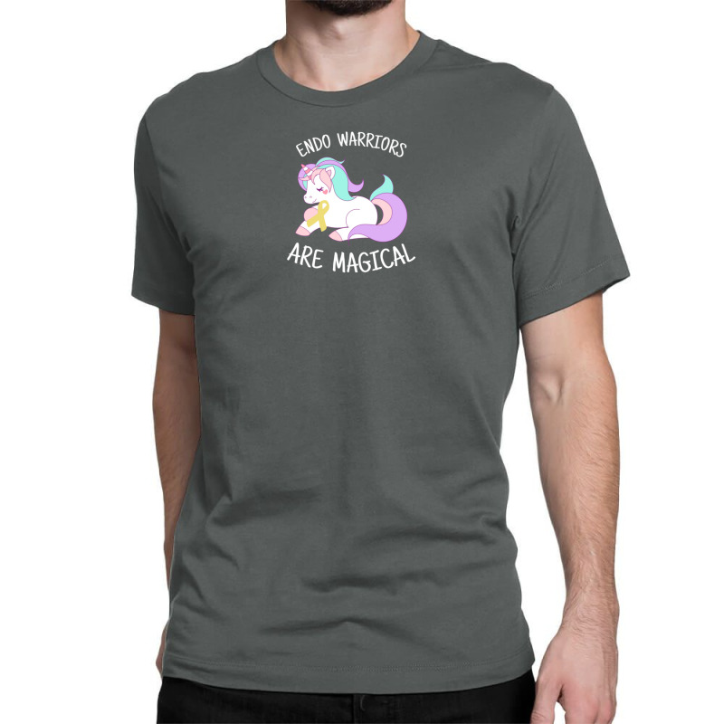 Unicorn Endometriosis Warriors Are Magical Classic T-shirt by VivianLaurettaLott | Artistshot