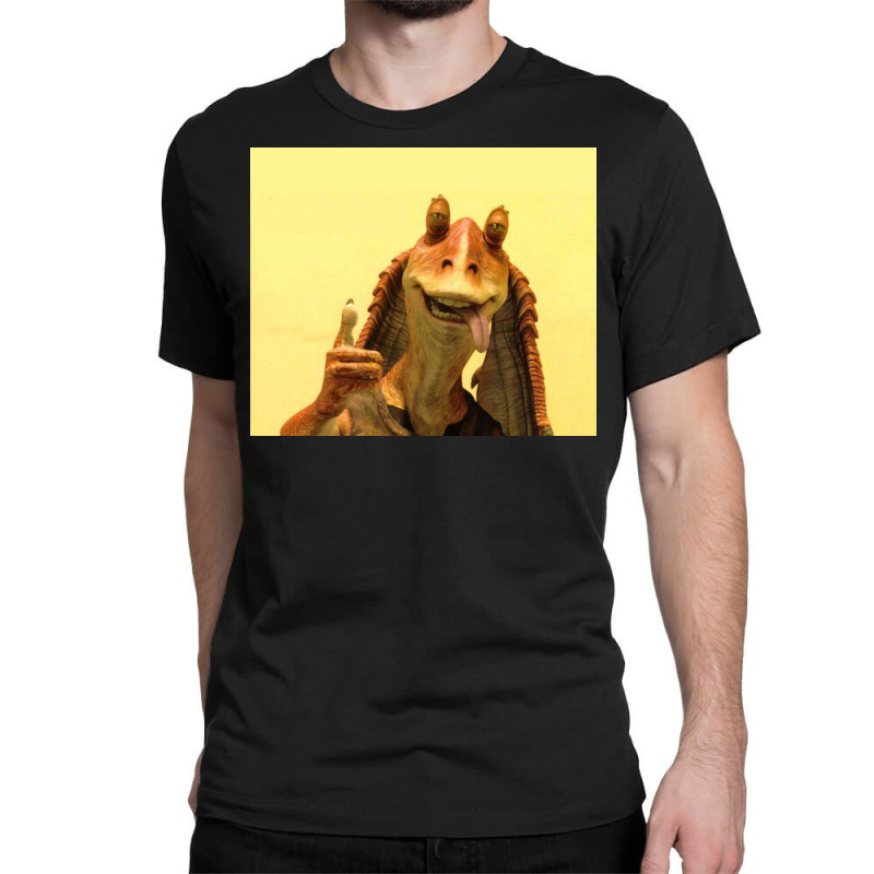 Silly Jar Jar Binks Poster Classic T-shirt | Artistshot