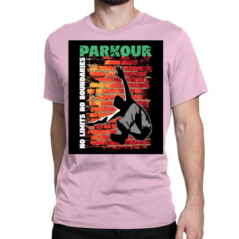 Parkour   No Limits No Boundaries Poster Classic T-shirt | Artistshot