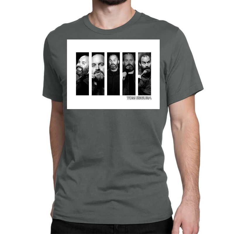 Tom Segura Black And White Poster Classic T-shirt | Artistshot