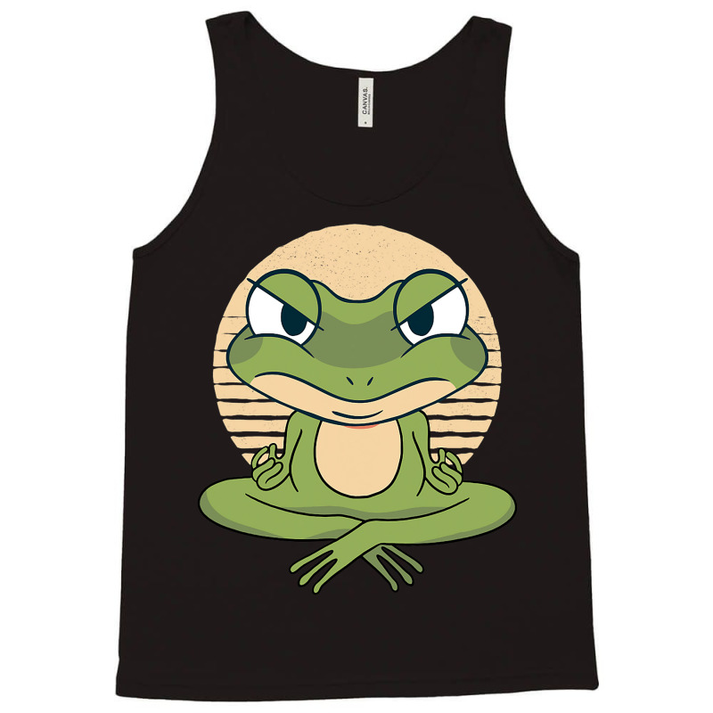 Frog And Frogs Yoga Meditation Meditate Statement  Tank Top by AustynHidago | Artistshot