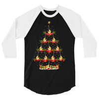 Funny Mandolin Music Xmas Lighting Mandolin Christ 3/4 Sleeve Shirt | Artistshot