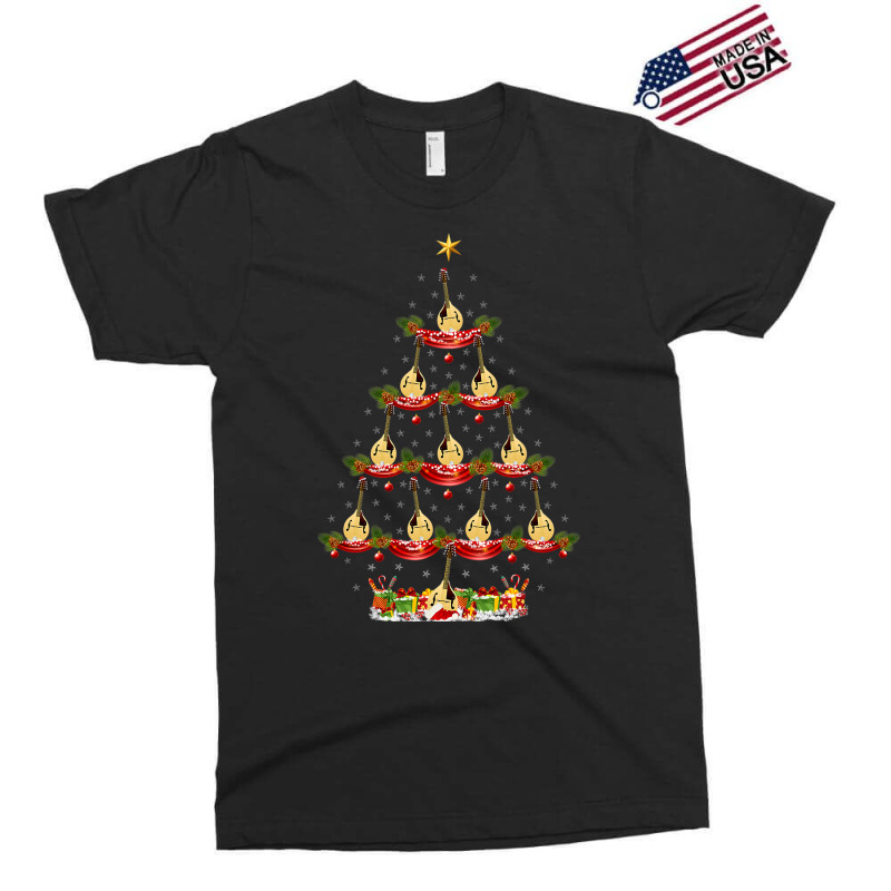 Funny Mandolin Music Xmas Lighting Mandolin Christ Exclusive T-shirt | Artistshot