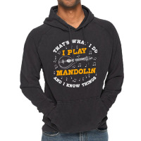 Funny Mandolin Saying Gift Folk Music Bluegrass Vintage Hoodie | Artistshot