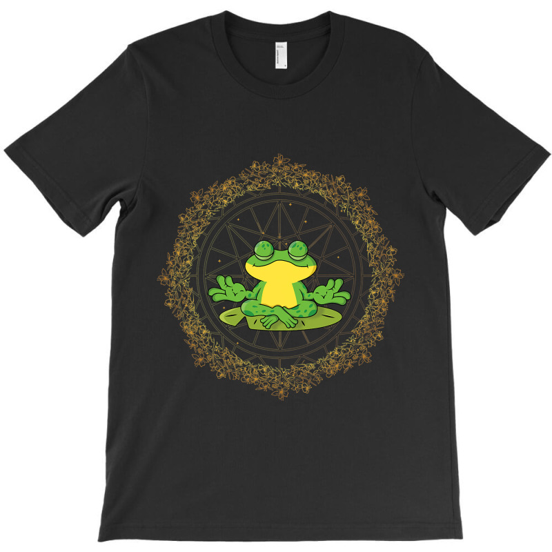 Frog Meditation Frog Men Yoga Yoga Lovers Yoga T-shirt | Artistshot