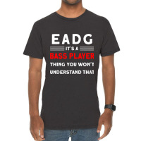 Eadg Bass Guitar Vintage T-shirt | Artistshot